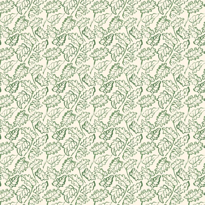 Philodendron leaves on cream