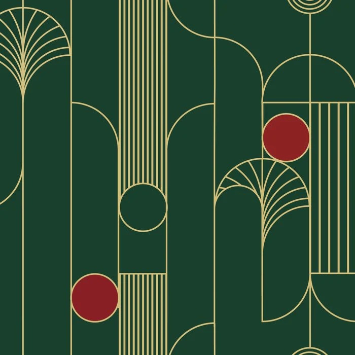 Festive Art Deco Geometric Theme