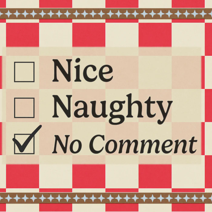 No Comment Christmas