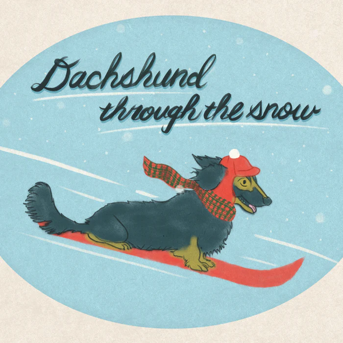 Dachshund Through the Snow