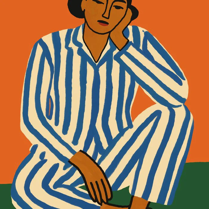 Woman in Striped Pajamas