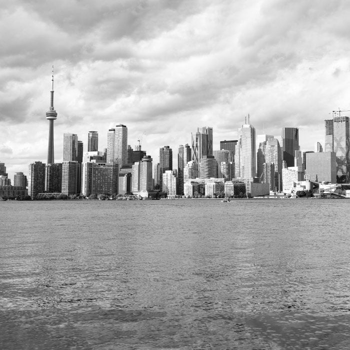 Toronto Cityscape in Black and White