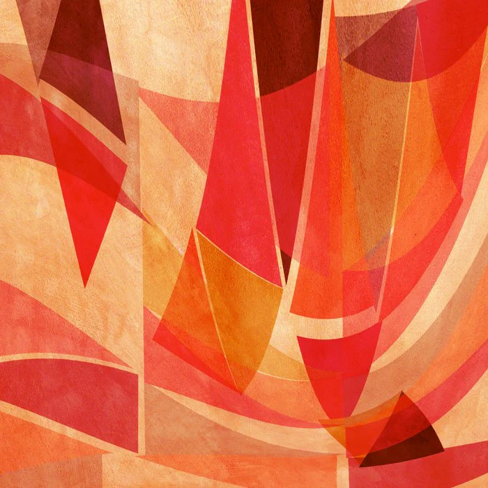 Waves and Sails abstract composition