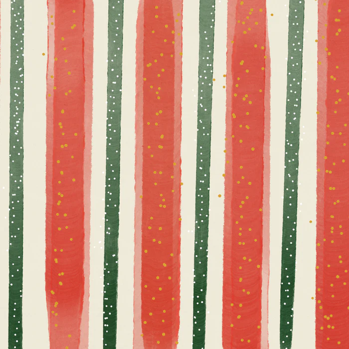 Painted Holiday Stripes