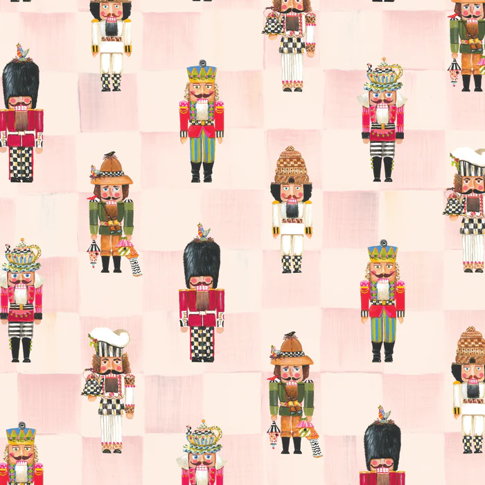 Society6 x Mackenzie Childs Nutcrackers on Rosy Check