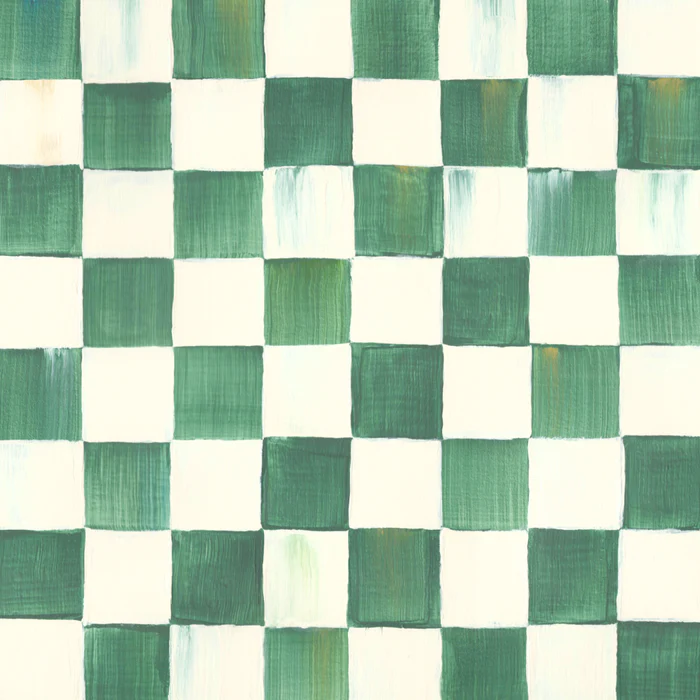 Society6 x Mackenzie Childs Emerald Check