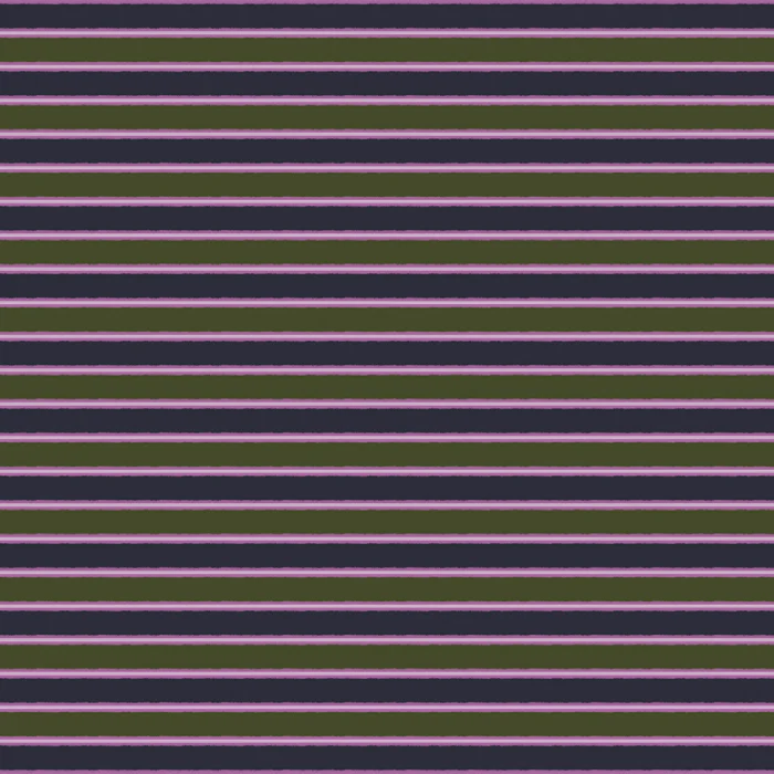 Jewel Tones Rough Stripes Pattern in Nouveau Purple and Green