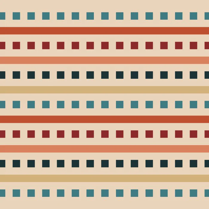 pixels and stripes II rowan autumn ornament