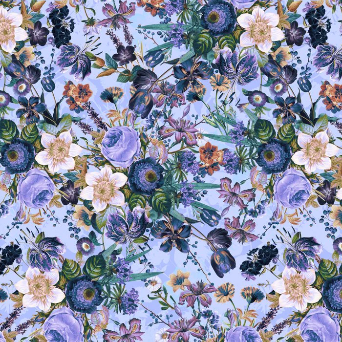 Spring Summer Floral Garden