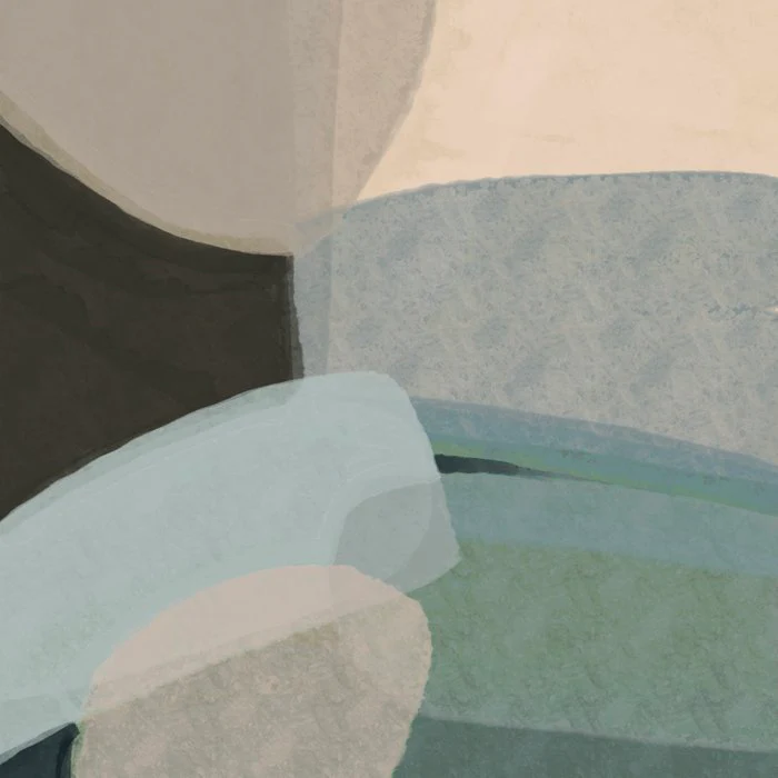 Layered Forms - Abstract Composition