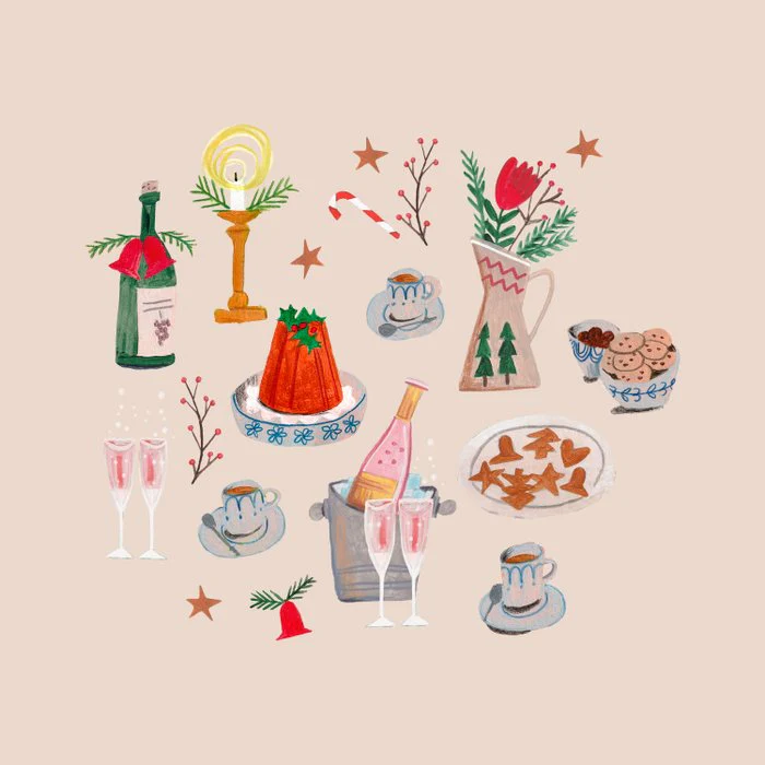 Festive Holiday Table