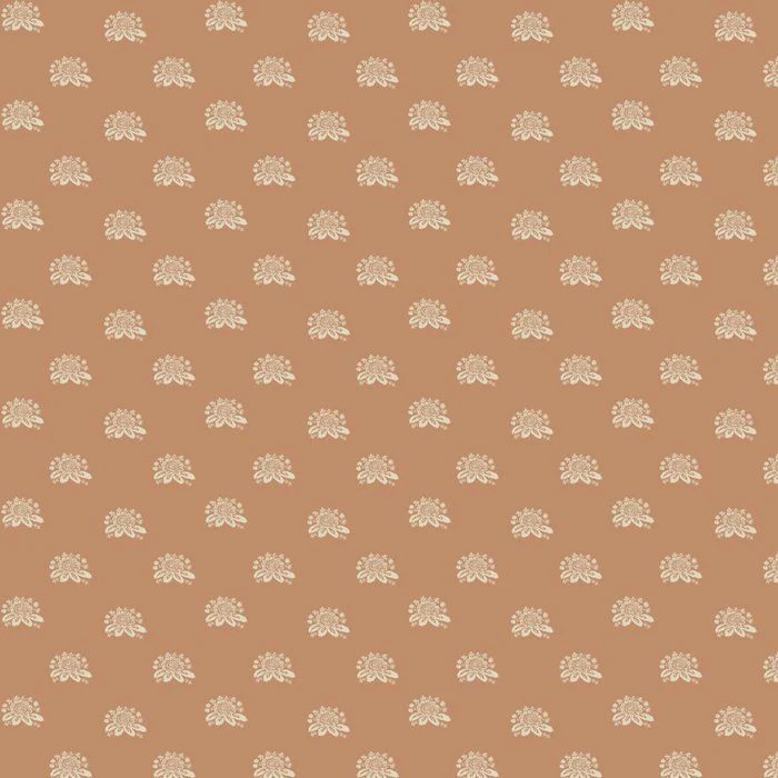 Terracotta Floral Pattern