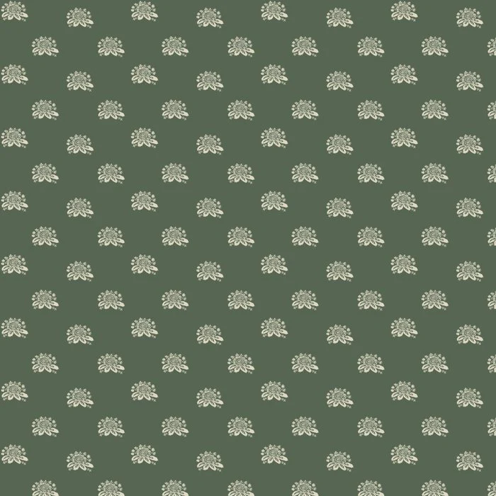 Sage Green Floral Pattern