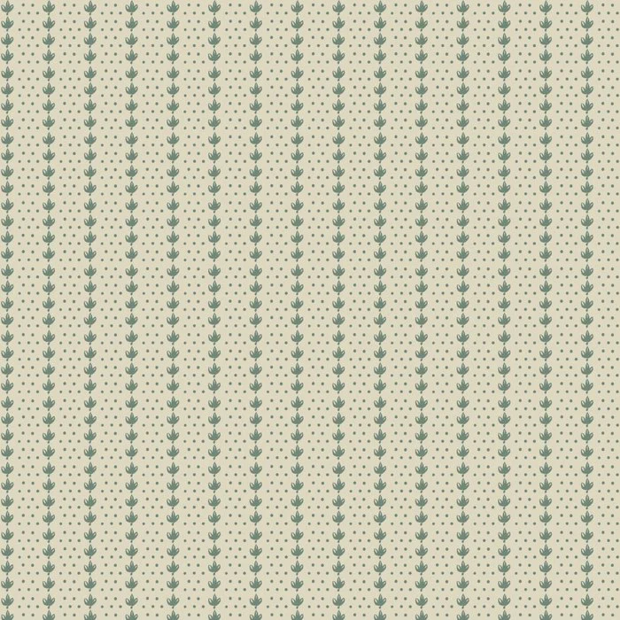 Botanical Dots in Seafoam