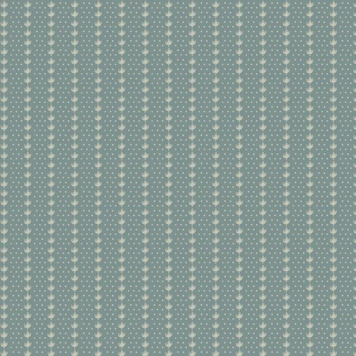 Coastal Botanical Dots in Seafoam