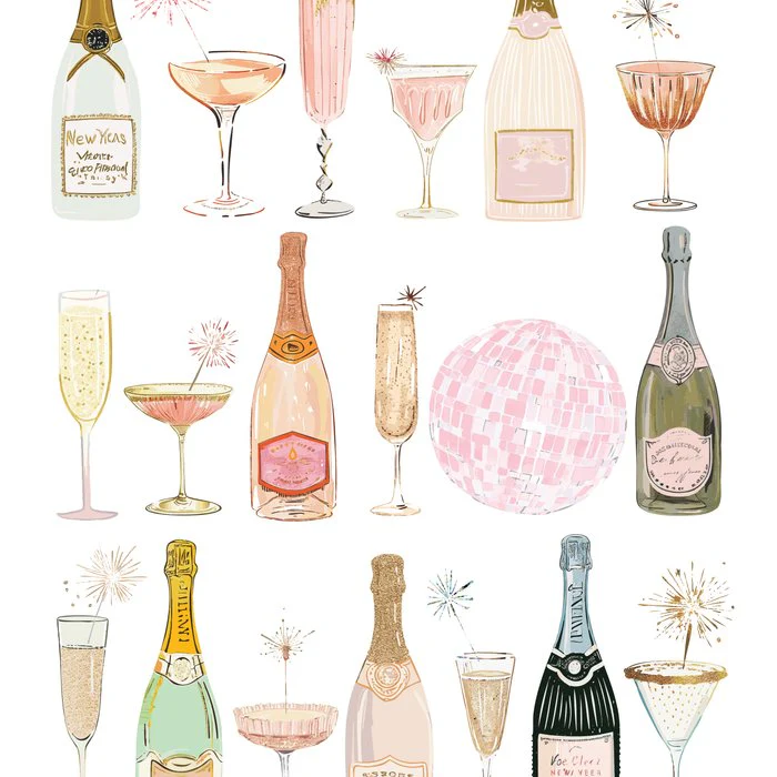 Pop Fizz Clink New Years Champagne