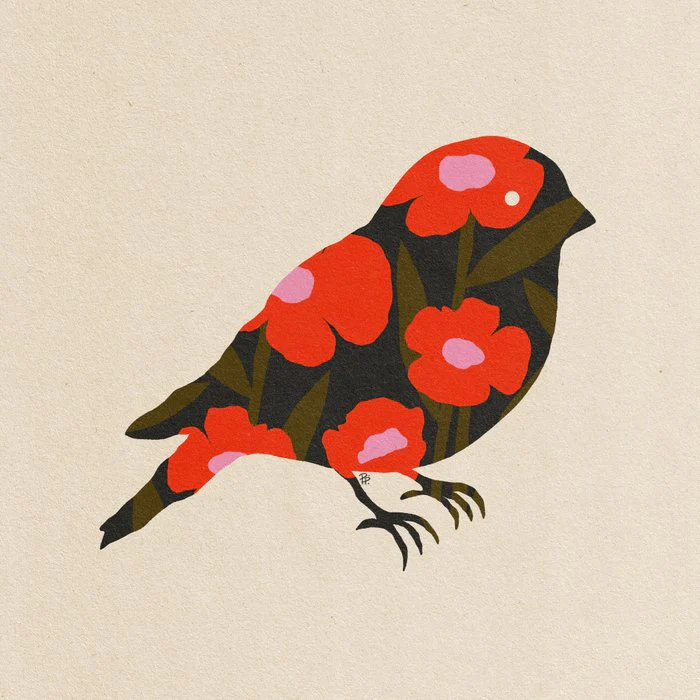 Floral Bird