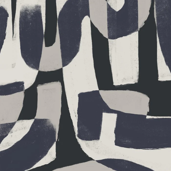 Monochrome Abstract Forms