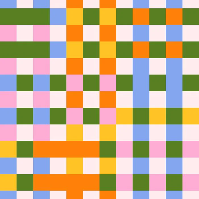 Vibrant Colorful Grid Pattern