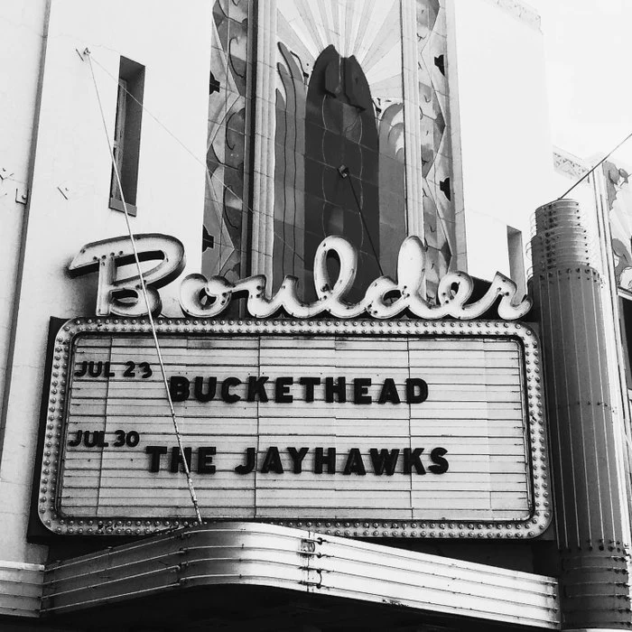 Boulder Theater in Black-and-White