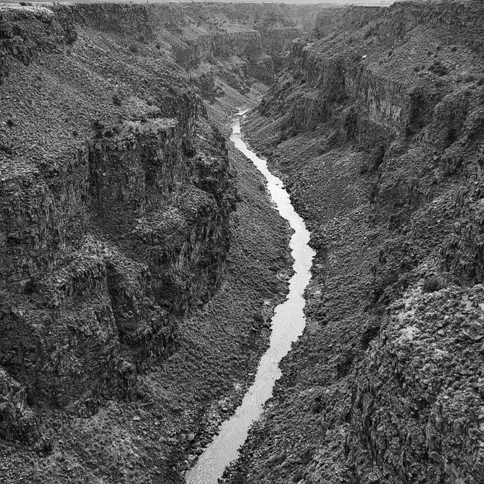 The Rio Grande in Black-and-White