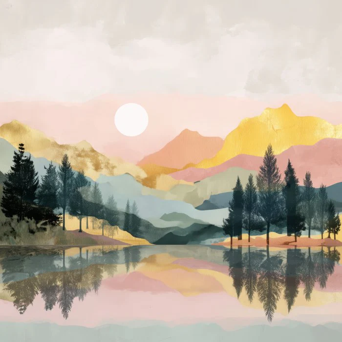 Golden Mountain Morning