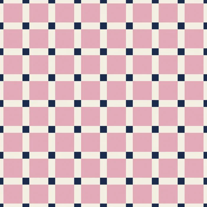 Pink and Cream Gingham Pattern  Soft Minimalist Plaid Seamless Design for Modern Cottage Decor