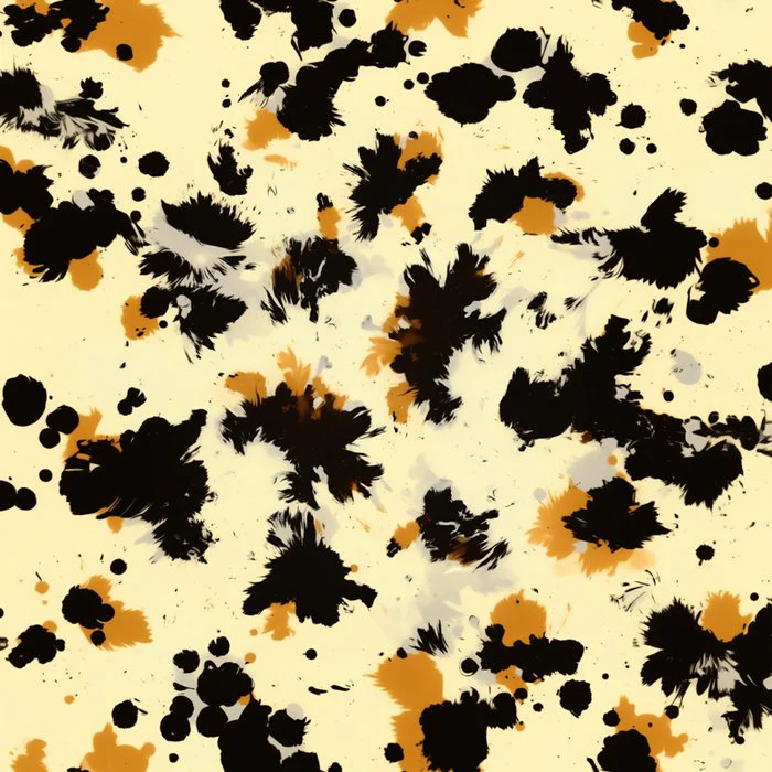 Modern Tortoiseshell Pattern Warm Brown and Black