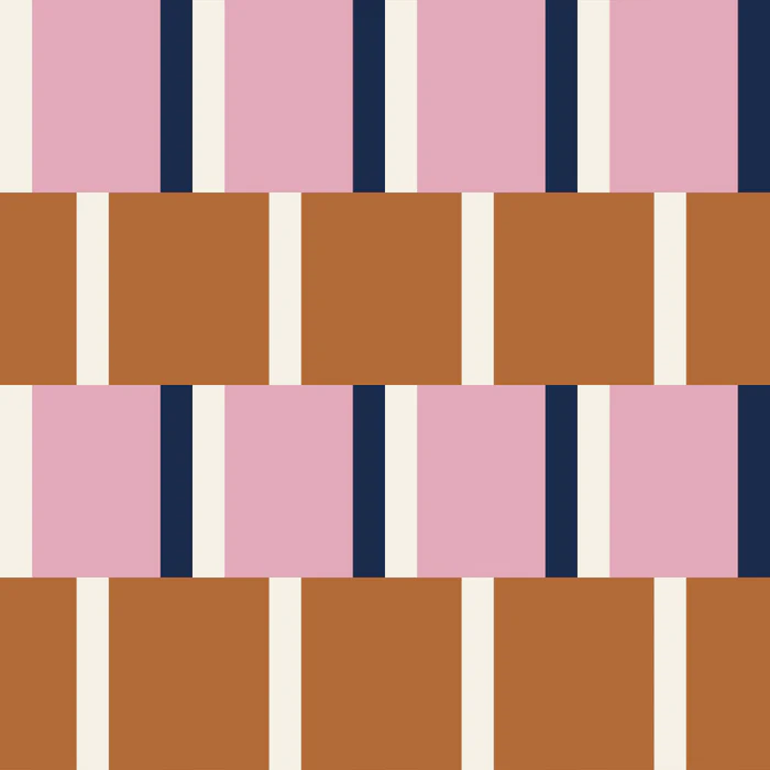 Retro Geometric Stripe Pattern
