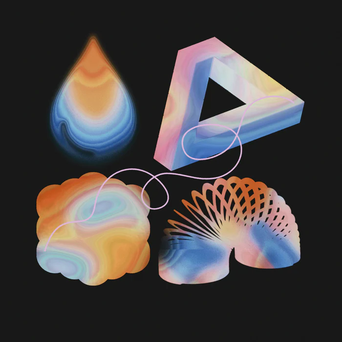 Fluid Forms I Design Poster