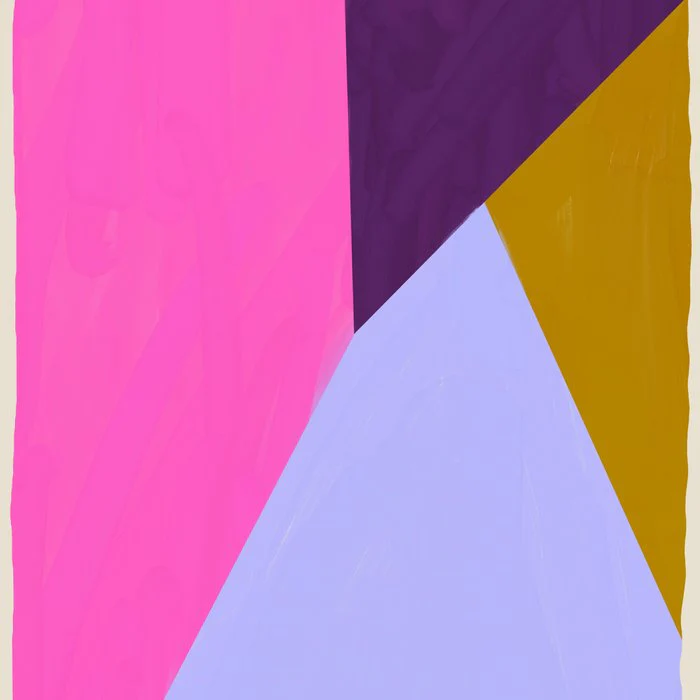 Geometric Color Block Composition