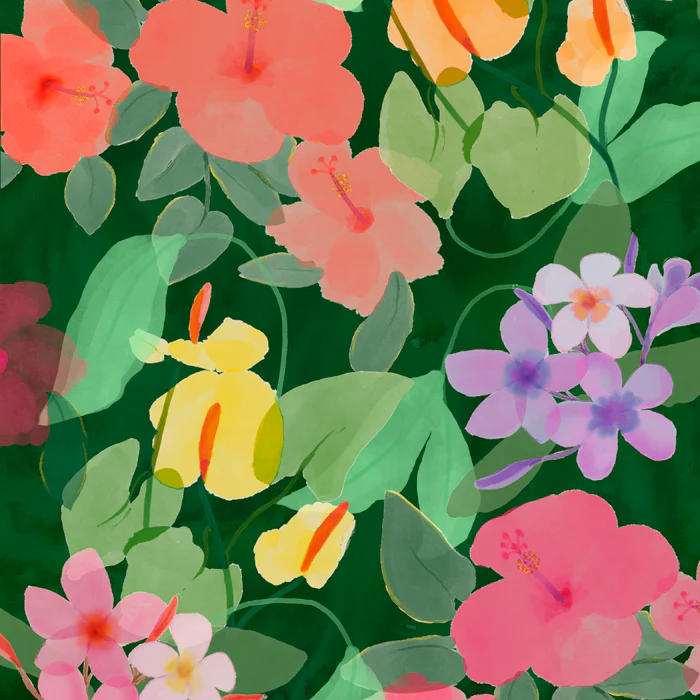 Tropical Bouquet - Green