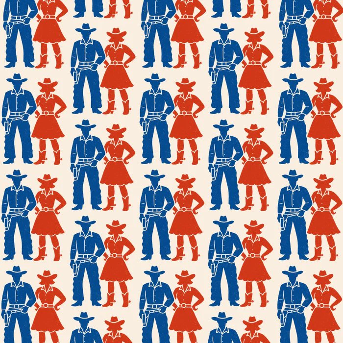 Cowboy and Cowgirl Americana