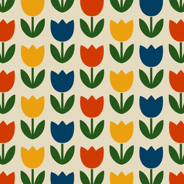 Colorful Tulip Pattern