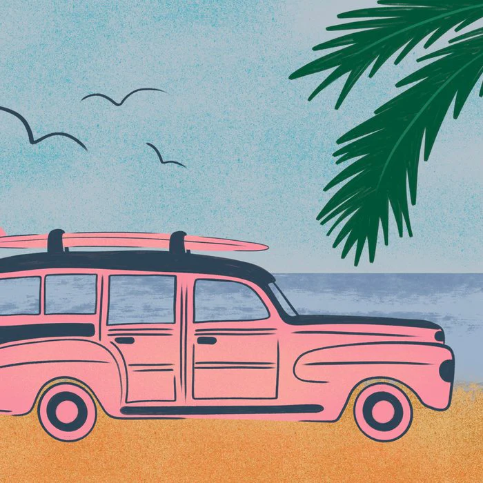 Retro Surf Wagon
