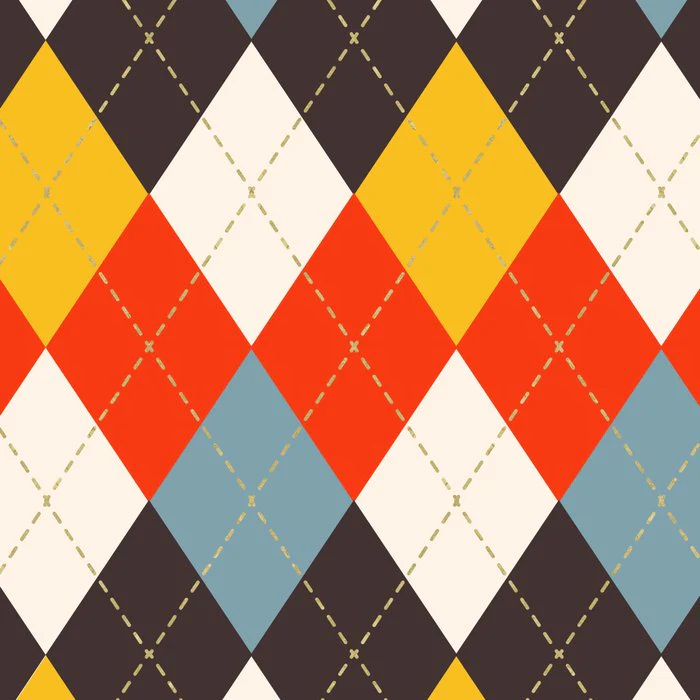 Holiday Argyle Plaid Winter Design 4