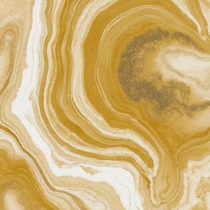 Golden Flow - Abstract Wave Bands in Warm Earth Tones