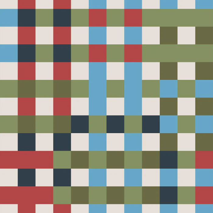 Colorful Holiday Plaid Pattern