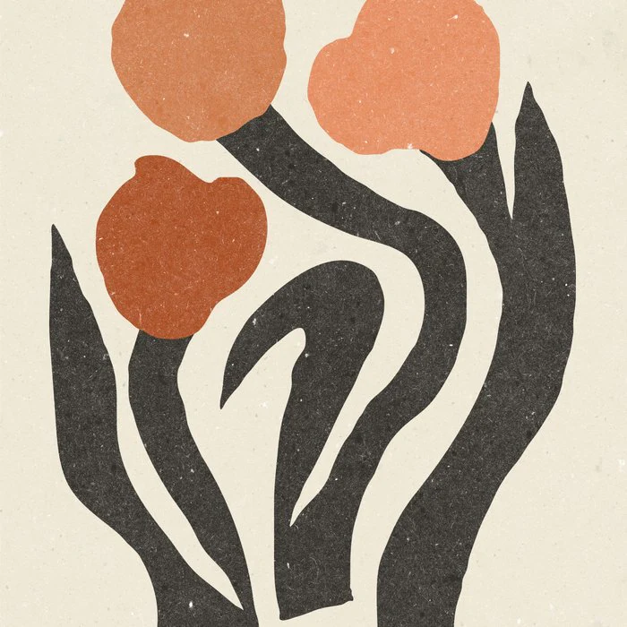 Tulips | modern floral artwork 02