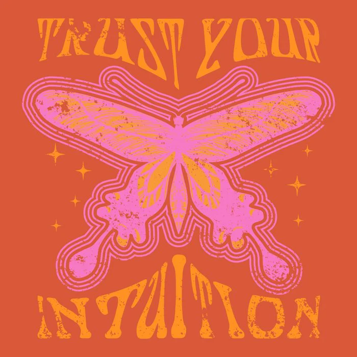 Groovy Butterfly, 60s Wall Poster, 70s Home decor, Hippie print, Psychedelic art print