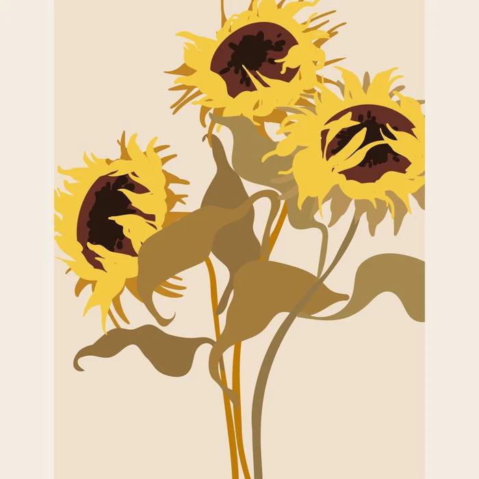 Flower Market, Paris, sunflower yellow bouquet