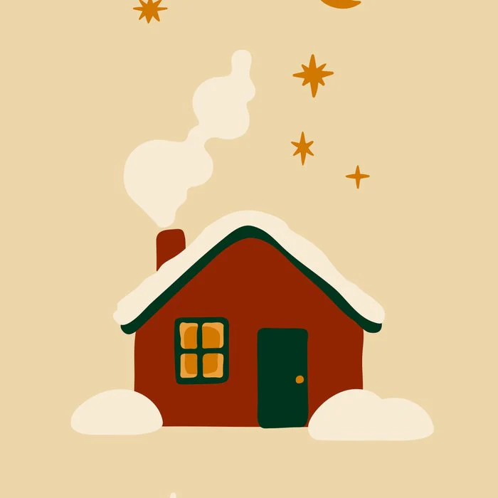 Merry Christmas House, Hi winter quote