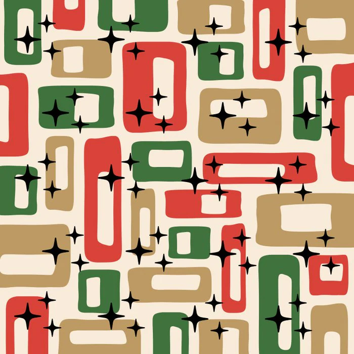 Mid Century Modern Atomic Christmas