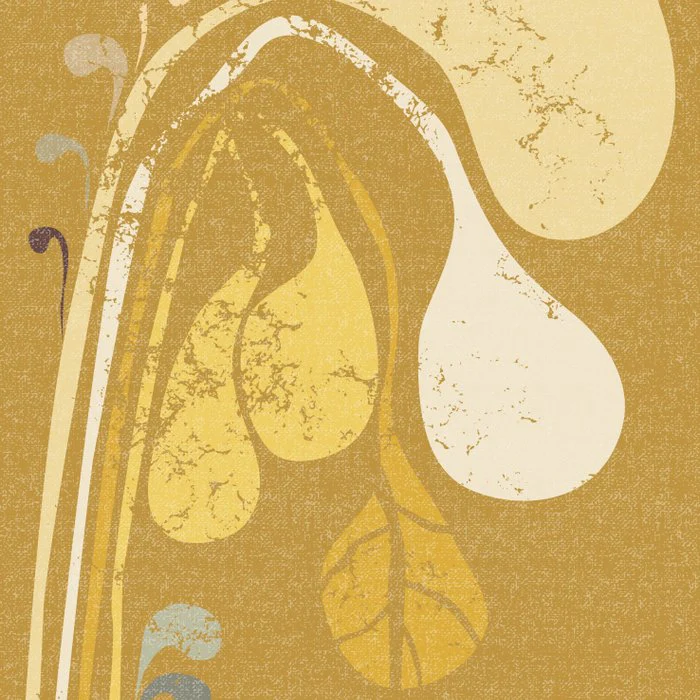 Abstract Paper Cut Composition Butter Yellow 4