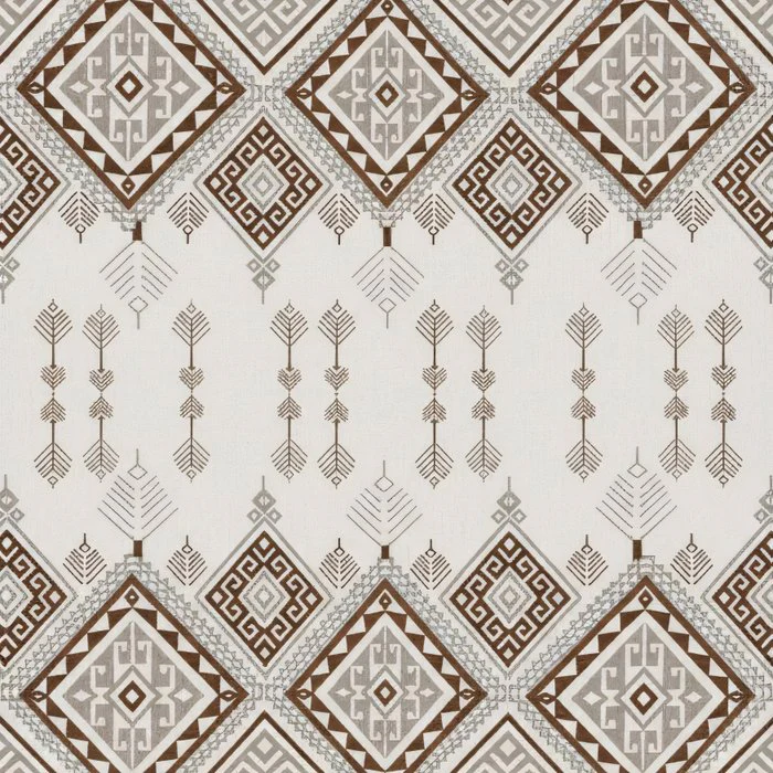 Desert Harmony Brown Moroccan Geometric Tribal