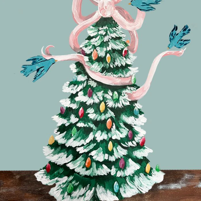 Christmas Tree Decorating in Flight