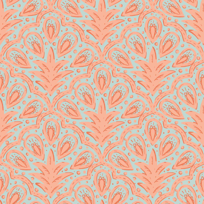 Boho Tropical Scallop