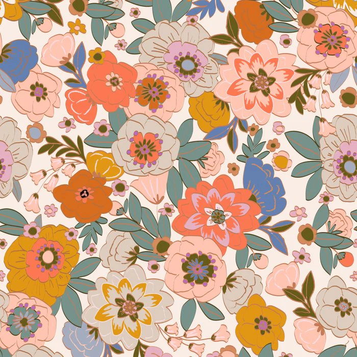 Sabra retro Floral light