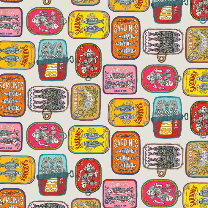 Under the Lid, Colorful Sardine Can