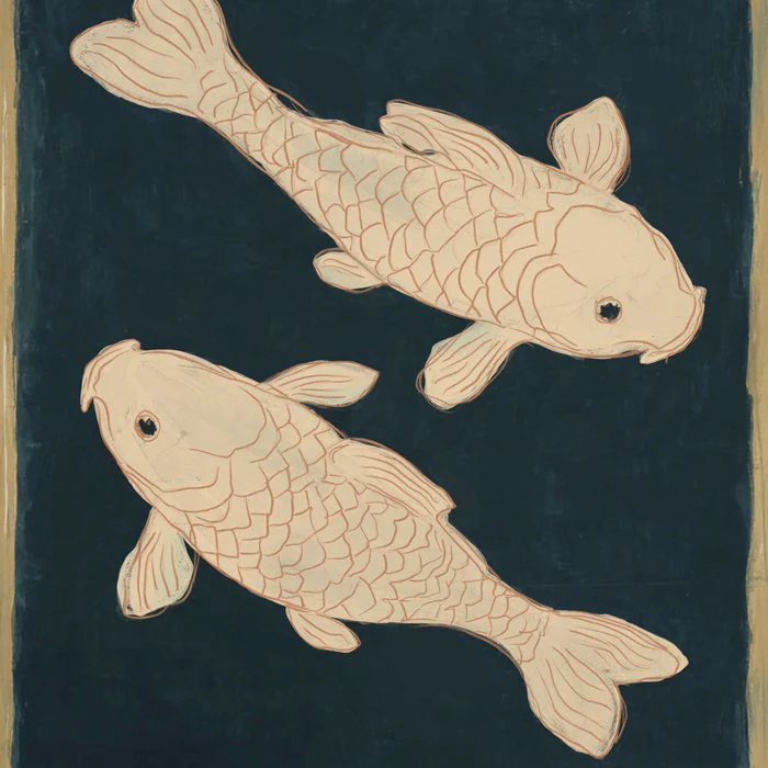 Two Koi Fish